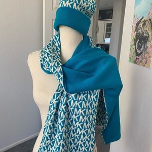 Michael Kors scarf and hat set